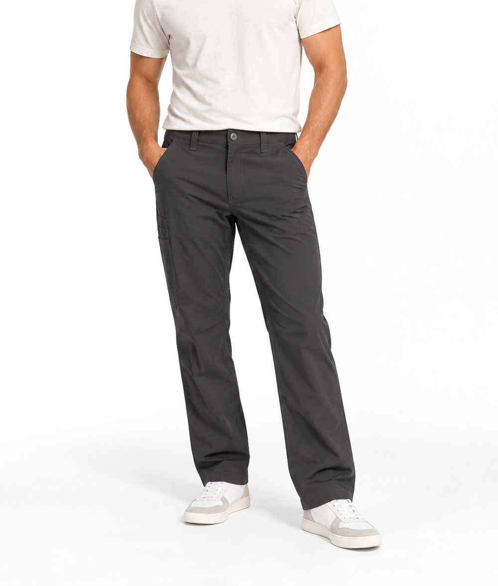 Wrangler Outdoor Cargo Pants Mens 38x30 Gray 4-Way Stretch Hiking NWT